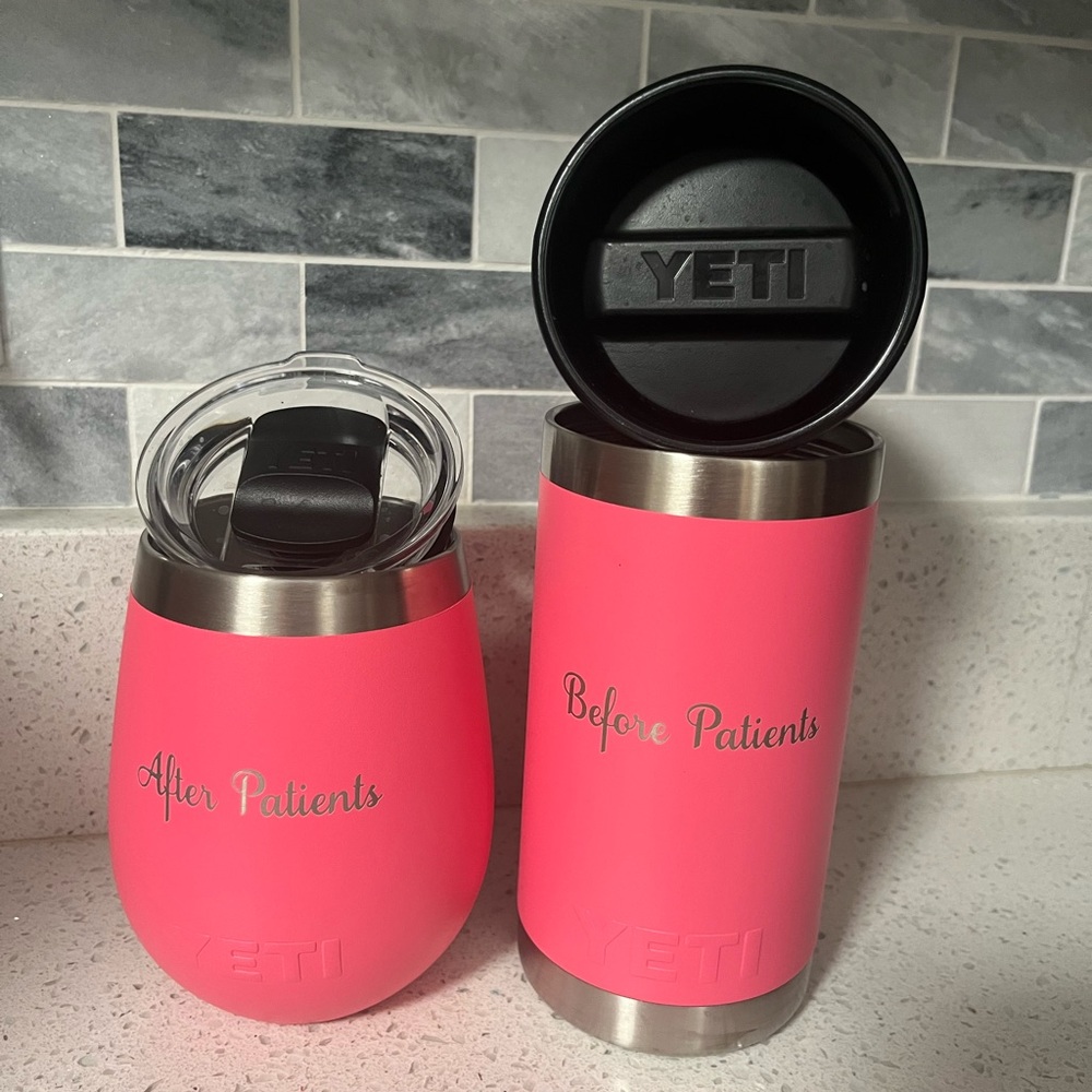 YETI Pink Tumblers Set